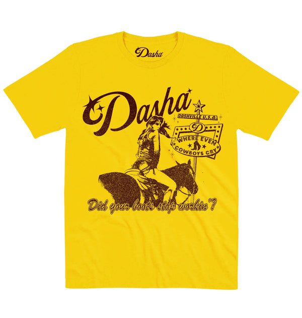 Dasha | Did Your Boots Stop Workin’ | Official Artist T-shirt