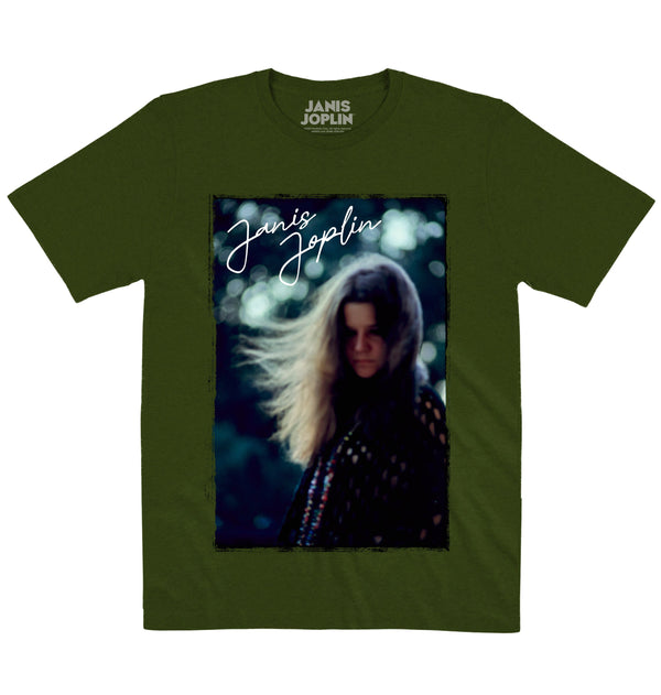 Janis Joplin | Photo Portrait | Official Artist T-shirt