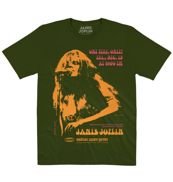 Janis Joplin | Madison Square Garden | Official Artist T-shirt