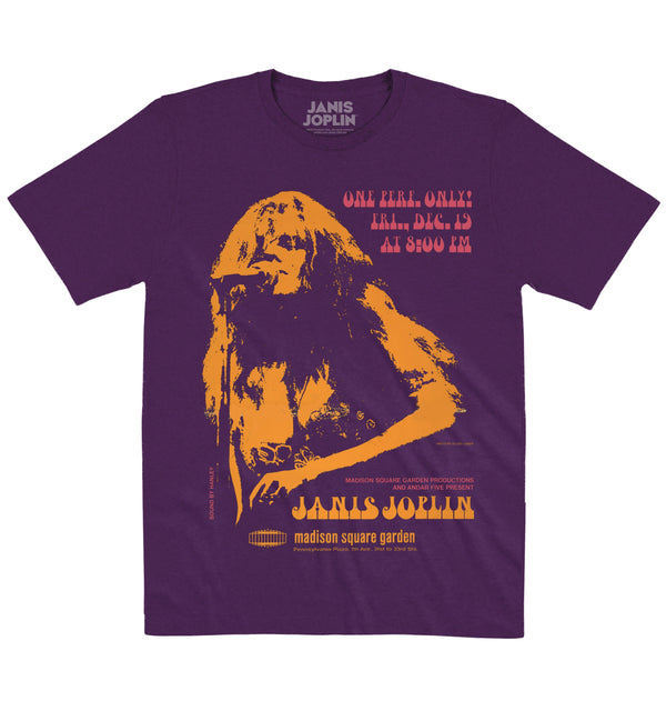 Janis Joplin | Madison Square Garden | Official Artist T-shirt