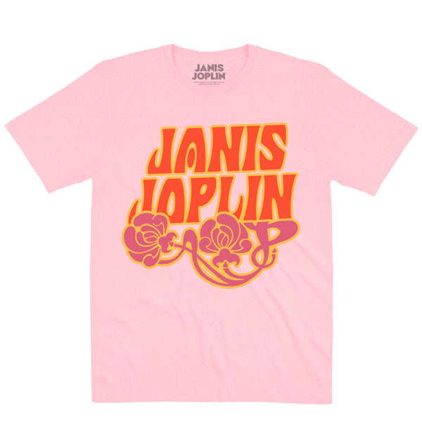 Janis Joplin | Flower Logo | Official Artist T-shirt