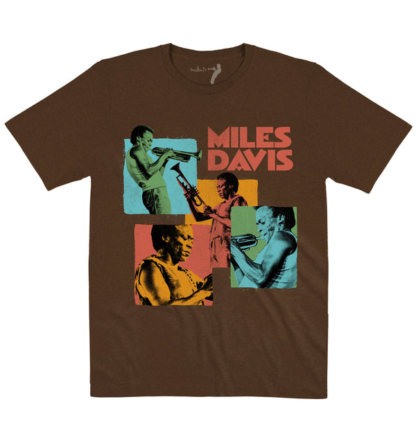 Miles Davis | Squares Red | Official Artist T-shirt