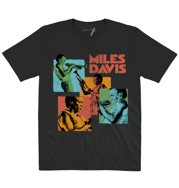 Miles Davis | Squares Red | Official Artist T-shirt