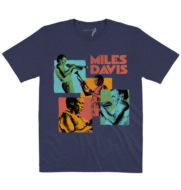 Miles Davis | Squares Red | Official Artist T-shirt
