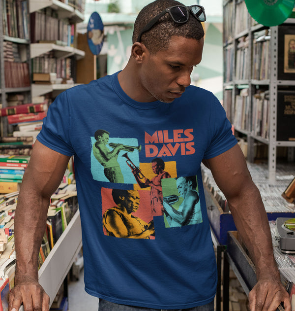 Miles Davis | Squares Red | Official Artist T-shirt