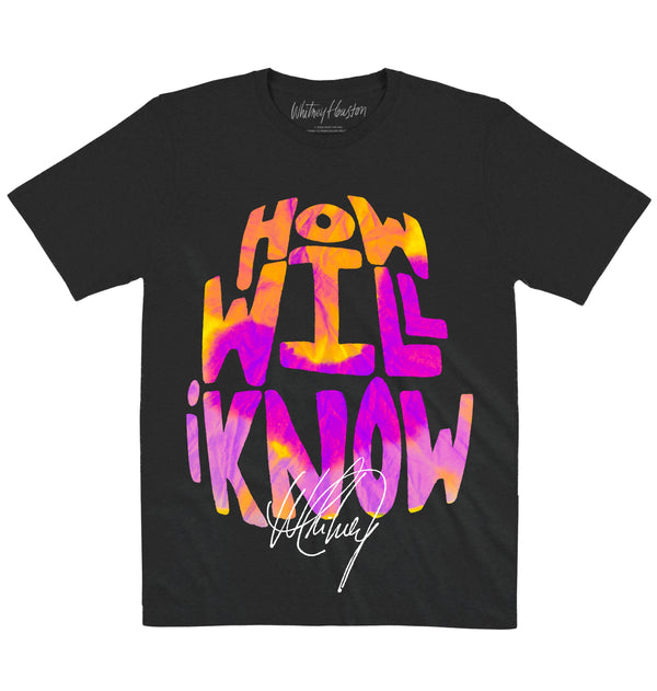 Whitney Houston | How Will I Know | Official Artist T-shirt