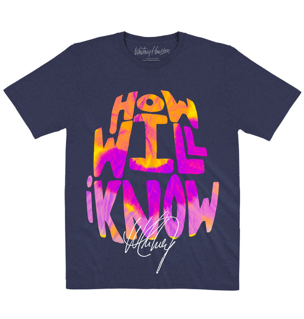Whitney Houston | How Will I Know | Official Artist T-shirt