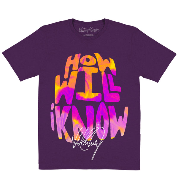 Whitney Houston | How Will I Know | Official Artist T-shirt
