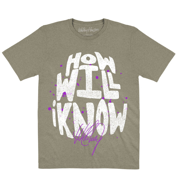 Whitney Houston | How Will I Know 2 | Official Artist T-shirt