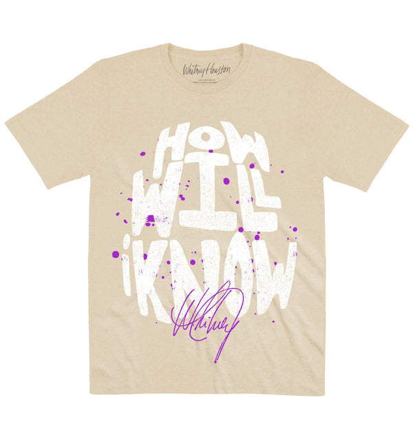 Whitney Houston | How Will I Know 2 | Official Artist T-shirt