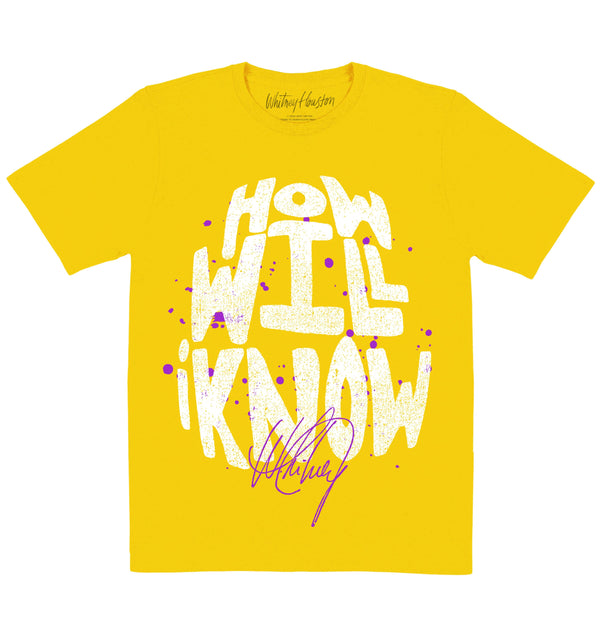 Whitney Houston | How Will I Know 2 | Official Artist T-shirt