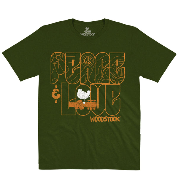 Woodstock | Peace and Love | Official Artist T-shirt