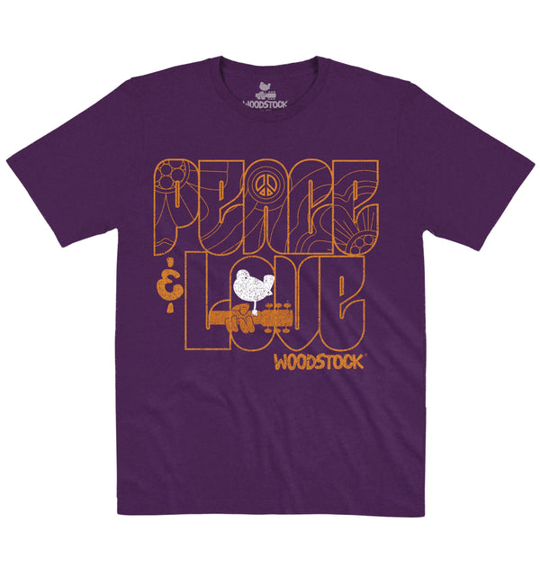 Woodstock | Peace and Love | Official Artist T-shirt