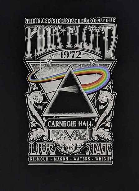 Pink Floyd | Official Band Ringer T-Shirt | Carnegie Hall Poster