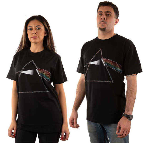Pink Floyd | Official Band T-Shirt | Dark Side of the Moon (Embellished)