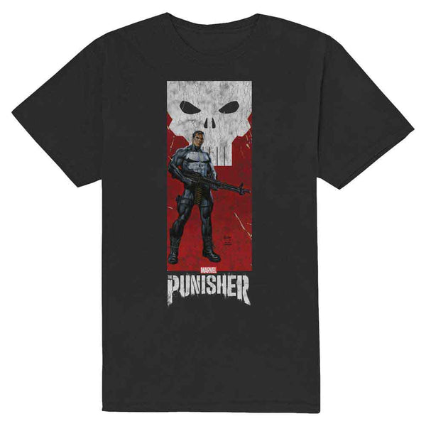 Marvel Comics | Official Movie T-Shirt | Punisher Holding Gun
