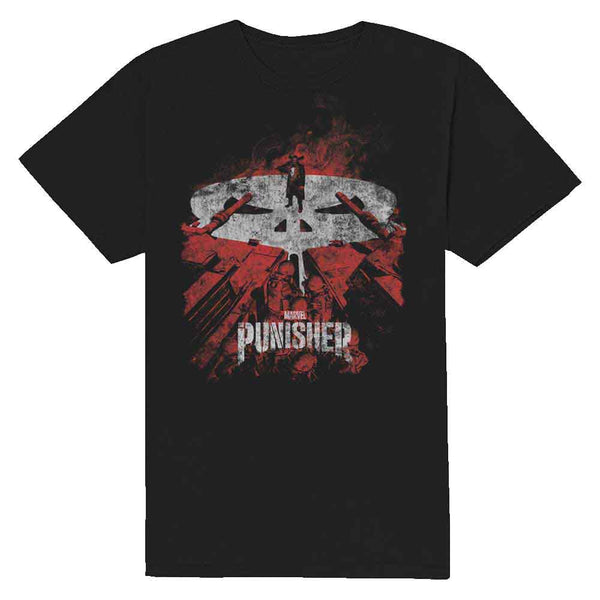 Marvel Comics | Official Movie T-Shirt | Punisher Red Tanks