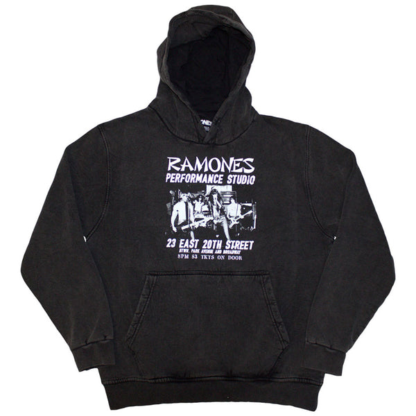 Ramones | Official Band Hoodie | East Village (Wash Collection)
