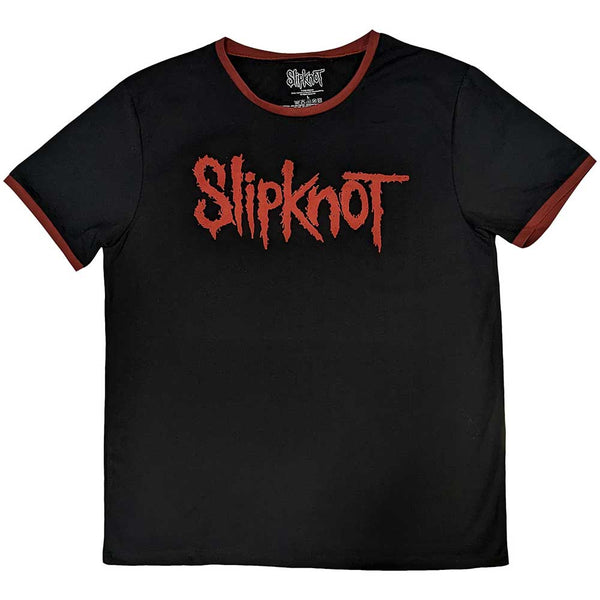Slipknot | Official Band Ringer T-Shirt | Logo (Back Print)