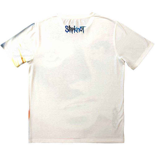 Slipknot | Official Band Sublimation T-Shirt | Adderall Face Inverted (Back Print)