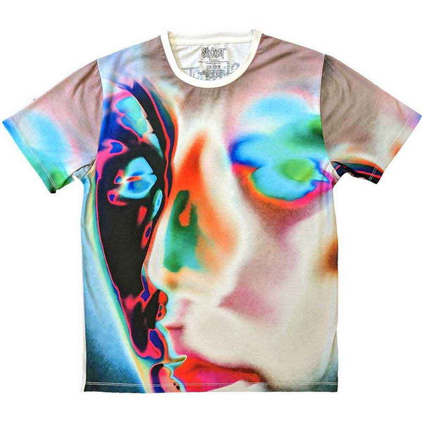 Slipknot | Official Band Sublimation T-Shirt | Adderall Face (Back Print)