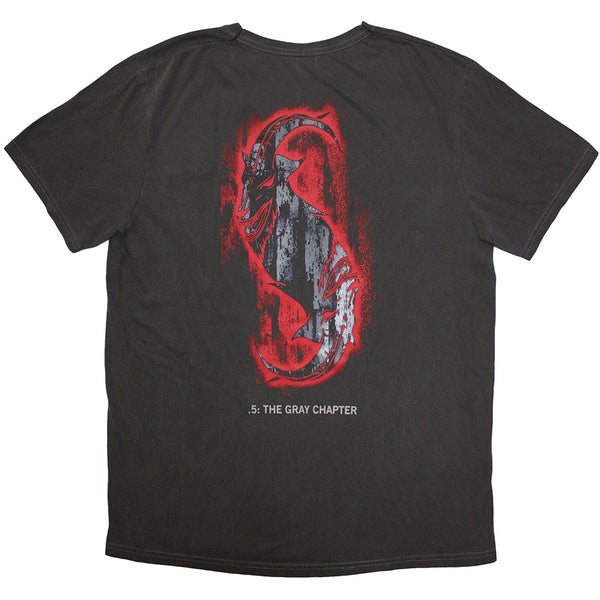 Slipknot | Official Band T-Shirt | The Gray Chapter Star (Back Print & Wash Collection)