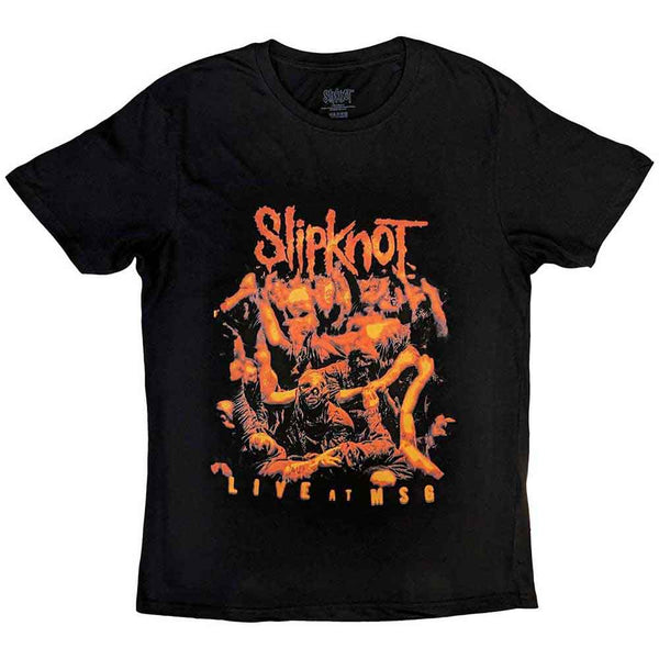 Slipknot | Official Band T-Shirt | Live at MSG Orange (Back Print)
