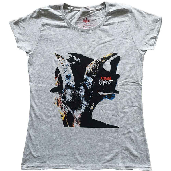 Slipknot | Official Ladies Band T-Shirt | Iowa Goat Shadow (Back Print)