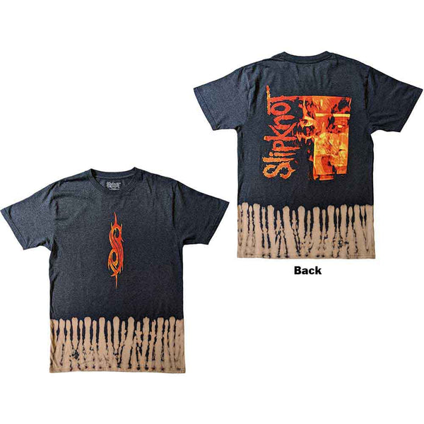 Slipknot | Official Band T-Shirt | The End So Far Tribal S Bleach (Back Print & Wash Collection)