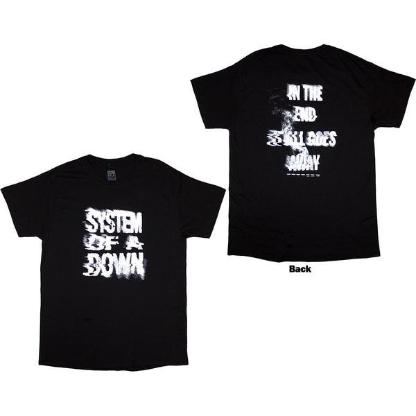 System Of A Down | Official T-Shirt | All Goes Away (Back Print)