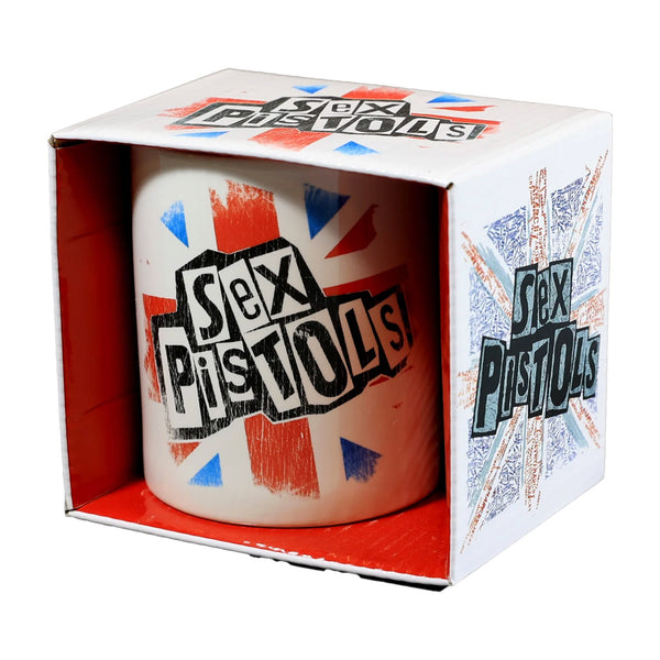 Sex Pistols Ceramic Boxed Coffee Mug featuring the 'Bulldog' design motif