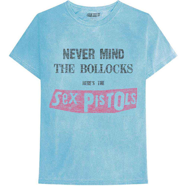 The Sex Pistols | Official Band T-Shirt | Never Mind the Bollocks Distressed (Wash Collection)