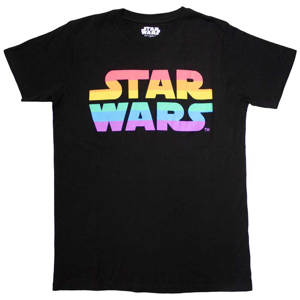 Star Wars | Official Movie T-Shirt | Rainbow Logo
