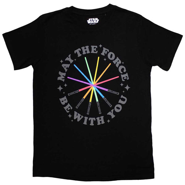 Star Wars | Official Film T-Shirt | Rainbow Sabers