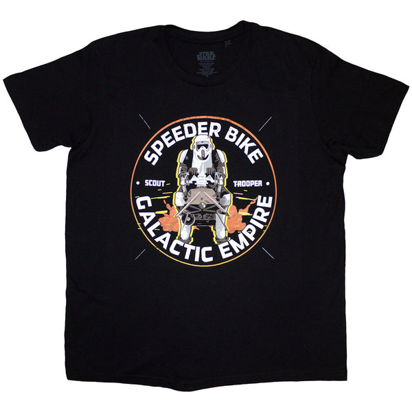 Star Wars | Official Movie T-Shirt | Speeder Bike Galactic Empire