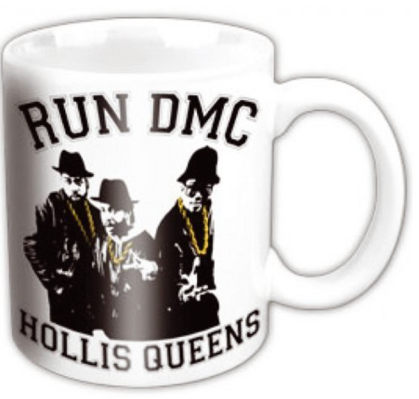 Run DMC Ceramic Boxed Coffee Mug featuring ' Holis Queens Pose Black' design motif.