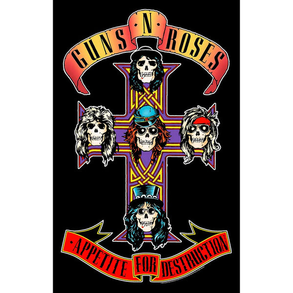 Guns N' Roses | Official Textile Poster | Appetite For Destruction