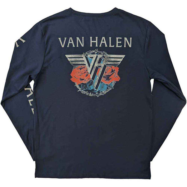 Van Halen | Official Band Long Sleeve T-Shirt | 84 Tour (Back & Sleeve Print)