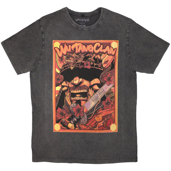 Wu-Tang Clan | Official Stone Wash Band T-Shirt | Amsterdam '23 (Charcoal Grey)