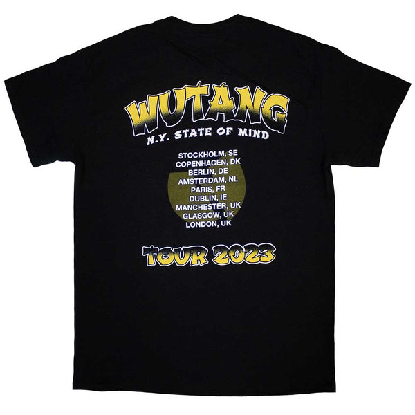 Wu-Tang Clan | Official Band T-Shirt | Tour '23 Slanted Logo State Of Mind (Back Print & Ex-Tour)