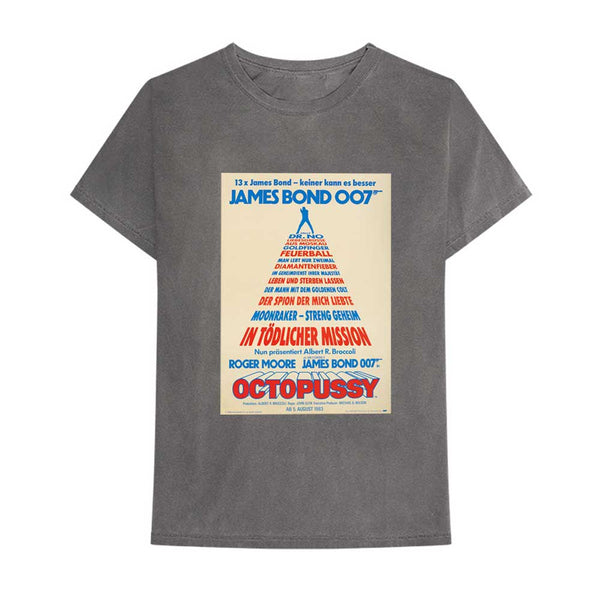 James Bond 007 | Official Band T-Shirt | Octopussy German Poster