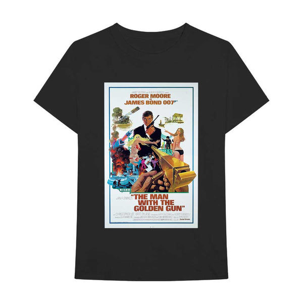 James Bond 007 | Official Band T-Shirt | The Man With The Golden Gun Poster