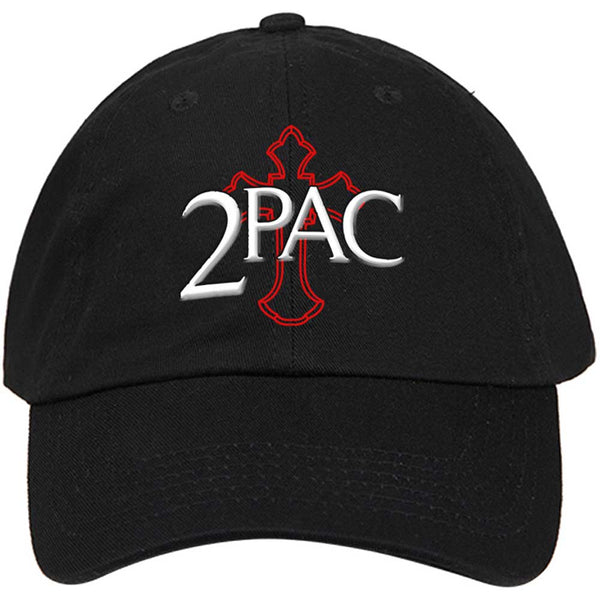 Tupac Unisex Baseball Cap: Cross Logo