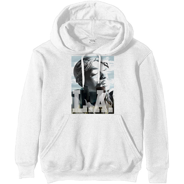 Tupac Pullover Hoodie: LA Skyline