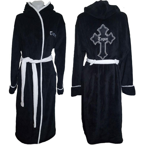 Tupac Unisex Bathrobe: Cross