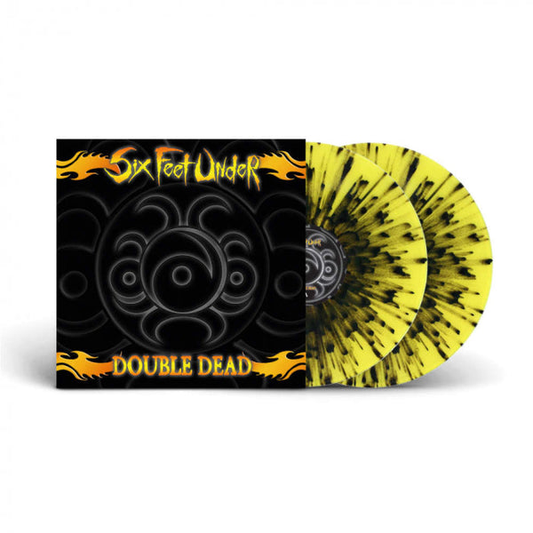 Six Feet Under - Double Dead Redux (Yellow / Black Splatter Vinyl Double LP)