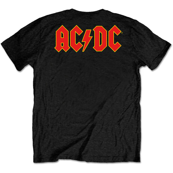 AC/DC | Official Band T-Shirt | Logo (Back Print)