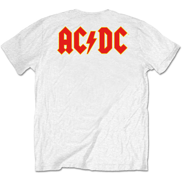 AC/DC | Official Band T-Shirt | Logo (Back Print)