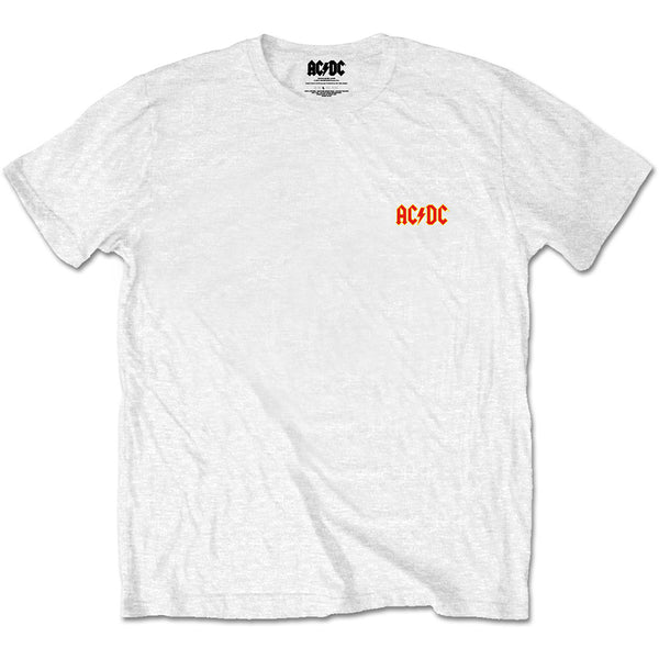 AC/DC | Official Band T-Shirt | Logo (Back Print)