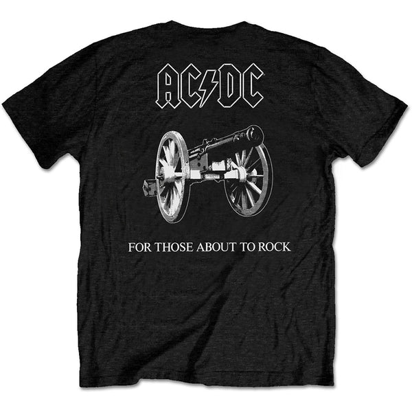 AC/DC | Official Band T-Shirt | About To Rock (Back Print)